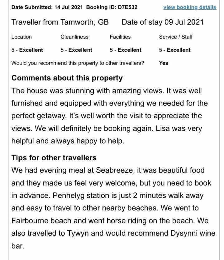 Glan Y Mor Villa Aberdyfi Eksteriør bilde